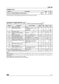 TDE1798DP Datasheet Page 3