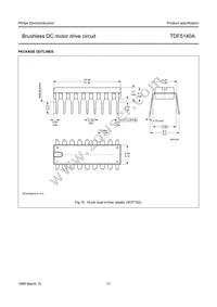 TDF5140AP/C1 Datasheet Page 17