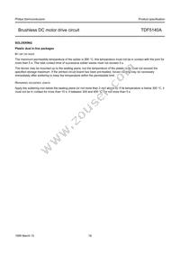 TDF5140AP/C1 Datasheet Page 18