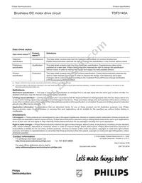 TDF5140AP/C1 Datasheet Page 19