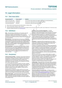 TDF8546J/N2ZU Datasheet Page 19