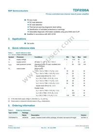 TDF8599ATH/N2/S6CY Datasheet Page 2