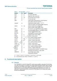 TDF8599ATH/N2CY Datasheet Page 5