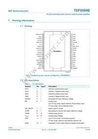 TDF8599BTH/N1 Datasheet Page 4