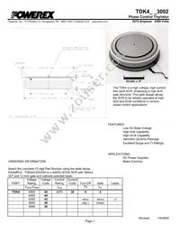 TDK4453002DH Datasheet Cover