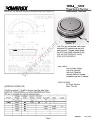 TDK4453302DH Datasheet Cover