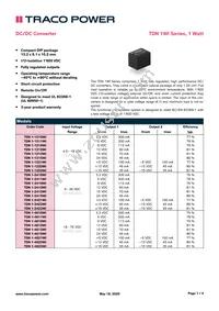 TDN 1-4822WI Datasheet Cover