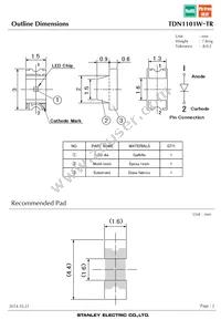 TDN1101W-TR Datasheet Page 2