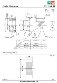 TDN1111C-TR Datasheet Page 2