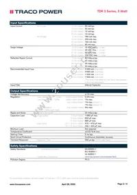 TDR 3-4823SM Datasheet Page 2