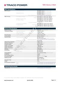 TDR 3-4823SM Datasheet Page 3