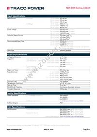TDR 3-4823WISM Datasheet Page 2