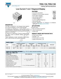 TDSL1160 Datasheet Cover