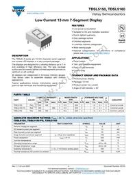 TDSL5160-GH Datasheet Cover