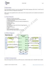 TE0725-03-35-2C Datasheet Page 3