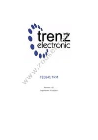 TE0841-02-32I21-A Datasheet Cover