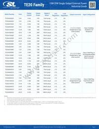 TE20A1803B01 Datasheet Page 2