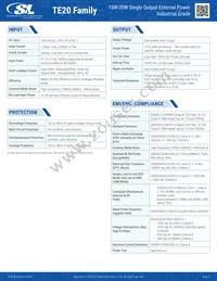 TE20A1803B01 Datasheet Page 3