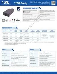 TE240A2851F01 Datasheet Cover