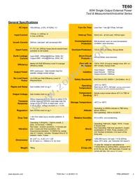 TE60A1603F01 Datasheet Page 2