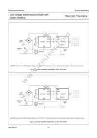 TEA1062AT/C4 Datasheet Page 21