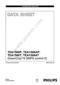 TEA1506AT/N1 Datasheet Cover