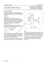 TEA1506AT/N1 Datasheet Page 11