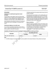 TEA1507P/N1 Datasheet Page 17