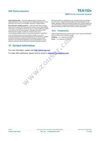 TEA1520T/N2 Datasheet Page 17