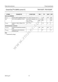 TEA1533T/N1 Datasheet Page 15