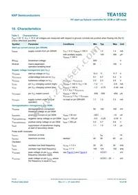 TEA1552T/N1 Datasheet Page 14