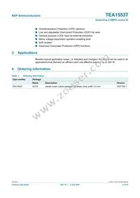 TEA1553T/N1 Datasheet Page 2