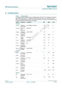 TEA1553T/N1 Datasheet Page 17