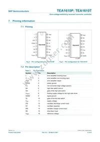 TEA1610T/N6 Datasheet Page 4