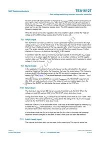 TEA1612T/N1 Datasheet Page 9