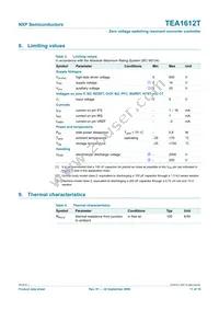 TEA1612T/N1 Datasheet Page 11