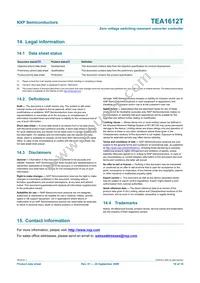 TEA1612T/N1 Datasheet Page 18