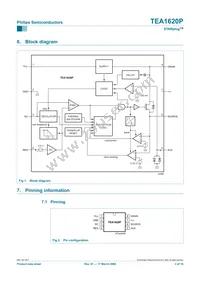 TEA1620P/N1 Datasheet Page 3