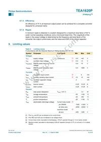 TEA1620P/N1 Datasheet Page 8