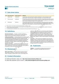 TEA1620P/N1 Datasheet Page 15