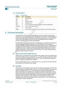 TEA1622P/N1 Datasheet Page 4