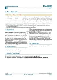 TEA1622P/N1 Datasheet Page 15