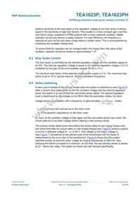TEA1623PH/N1 Datasheet Page 6