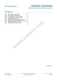 TEA1623PH/N1 Datasheet Page 19