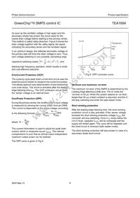 TEA1654T Datasheet Page 9