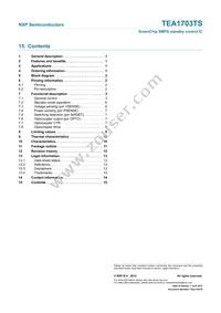 TEA1703TS/N1 Datasheet Page 15