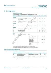 TEA1708T/1J Datasheet Page 5