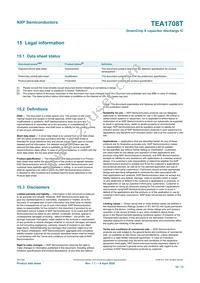 TEA1708T/1J Datasheet Page 10