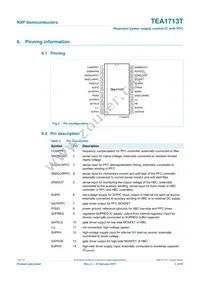TEA1713T/N1 Datasheet Page 4