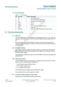 TEA1720B3T/1J Datasheet Page 4